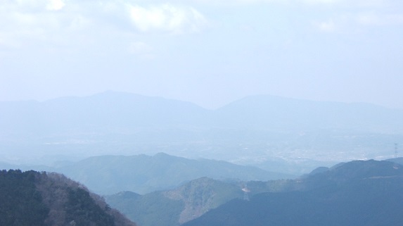 金剛山と生駒山